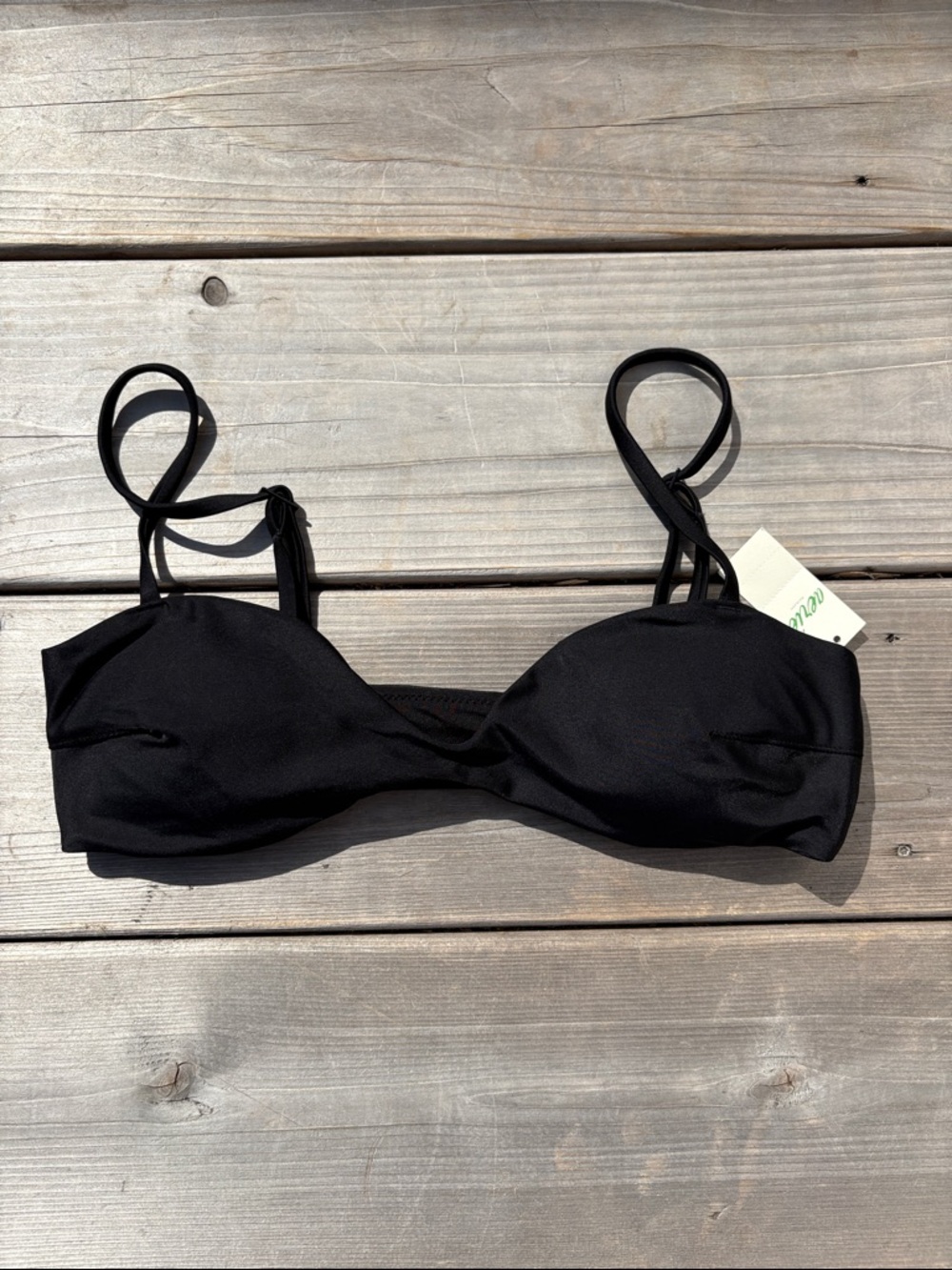 aerie Black Bikini Top